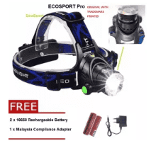 EcoSport Rechargeable Camping LED Headlight