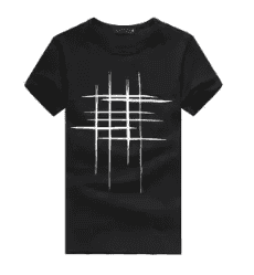 Men T-Shirt Short Sleeve Cotton