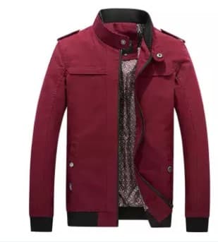 Grandwish Men Business Jacket 100% Cotton Coat PURE color M-4XL