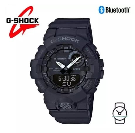 (OFFICIAL MALAYSIA WARRANTY) Casio G-SHOCK GBA-800-1ADR G-Squad Bluetooth Men's Resin Watch (Black)