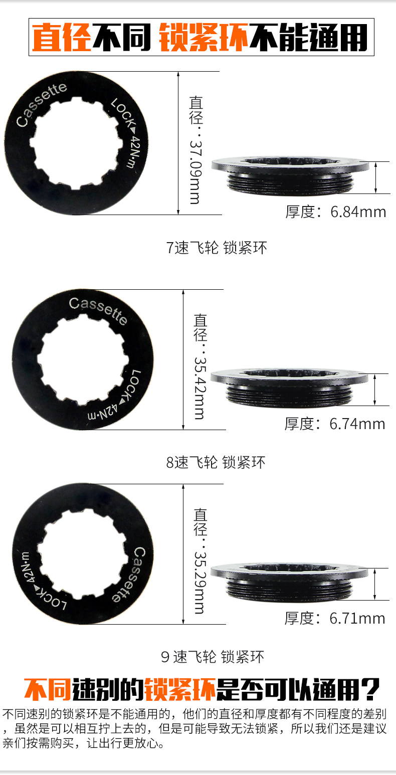 Pignon de vélo 9 vitesses - Ref 2363458 Image 6