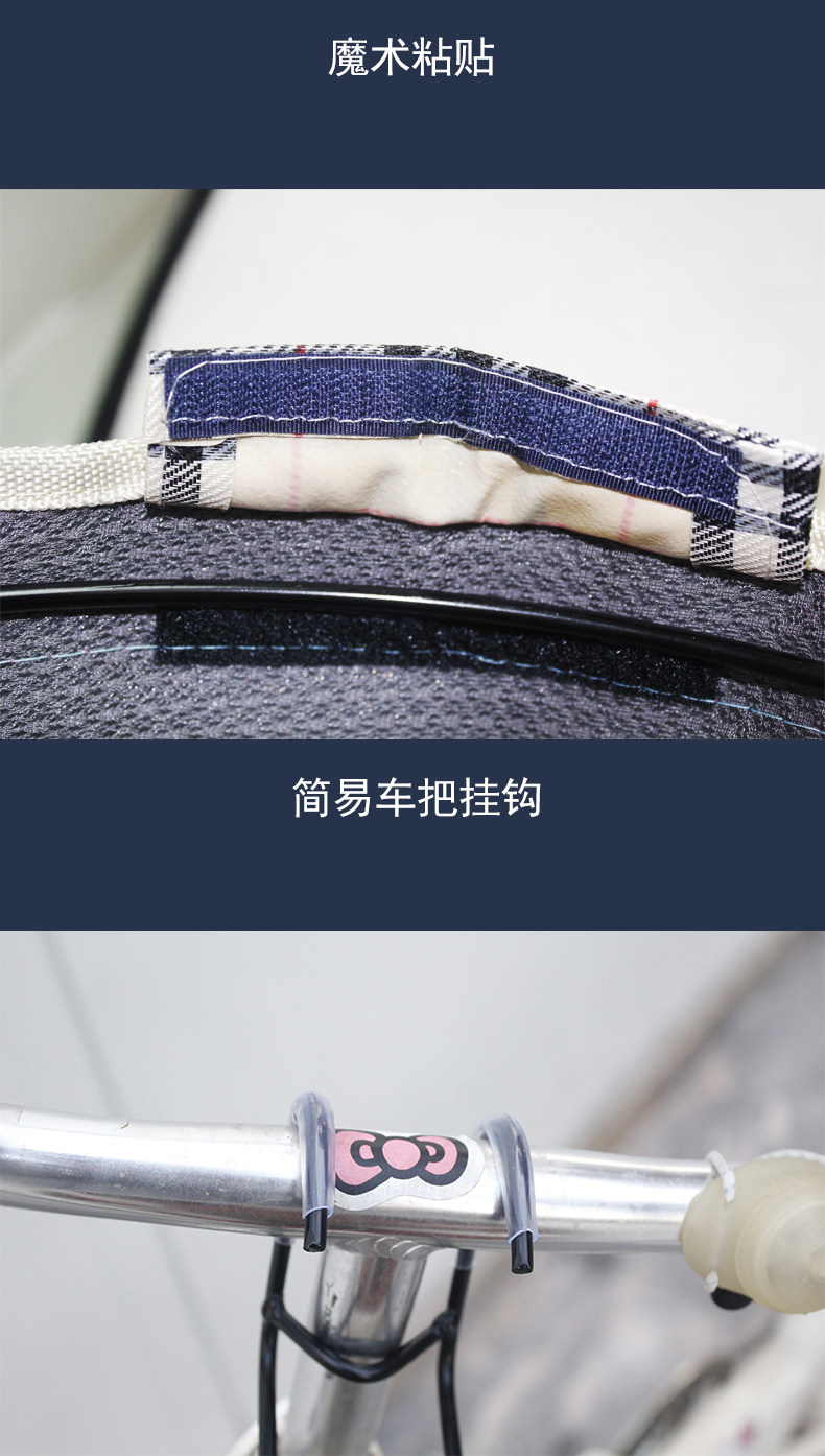 Panier pour vélo JAKROO en toile - Ref 2260786 Image 20