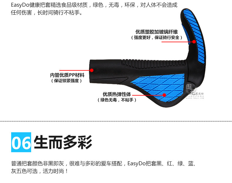 Poignées de vélo EASYDO - Ref 2353152 Image 13