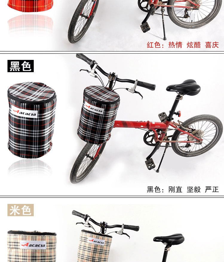 Panier pour vélo ACACIA en toile - Ref 2258276 Image 17