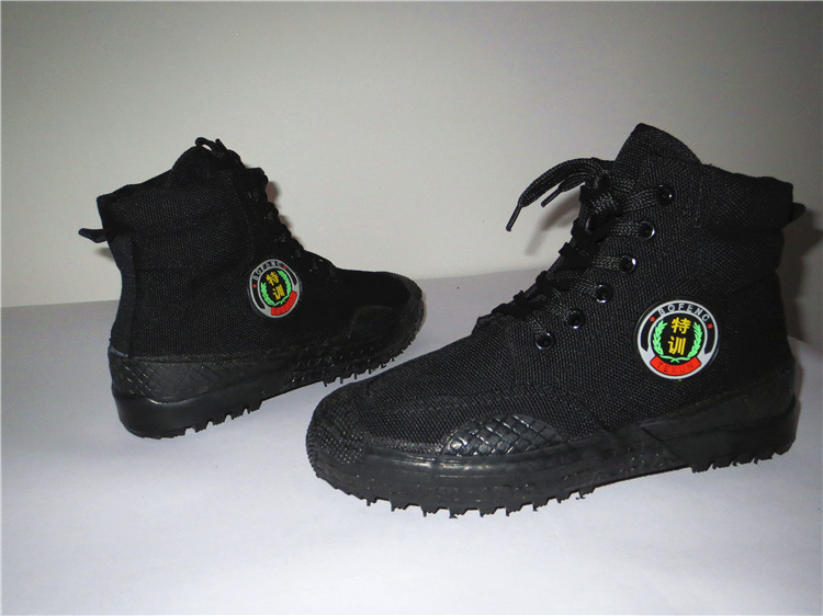 Bottes militaires en toile - dérapage - Ref 1400205 Image 8