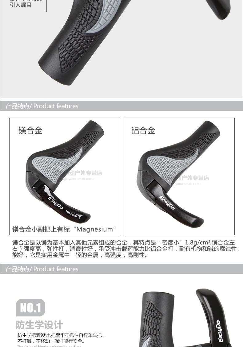 Poignées de vélo EASYDO - Ref 2352682 Image 6