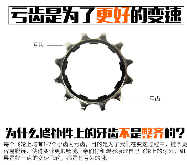 Pignon de vélo 9 vitesses - Ref 2363458 Image 7