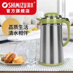SHIMIZU/不锈钢保温玻璃热水瓶保温水壶内胆24小时家用咖啡壶