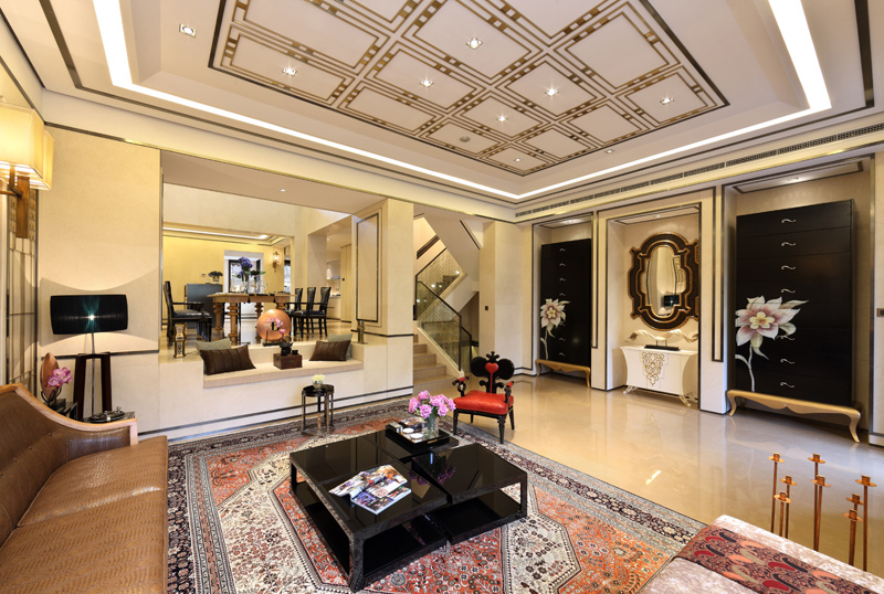 新中式家装地板效果图大全 木地板颜色效果图_6