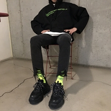 我就是醉爱 荧光绿ins宽松ovsize男卫衣 不用看了 MPstudios