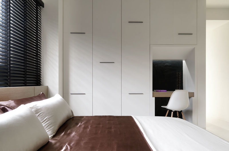 主卧大衣柜效果图大全 现代简约风白色衣柜图片_18