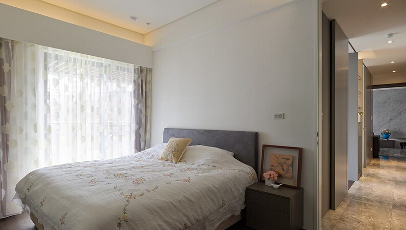 简约风整体定制柜效果图 灰色书柜效果图_8