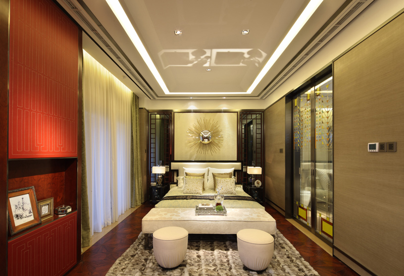 新中式家装地板效果图大全 木地板颜色效果图_11