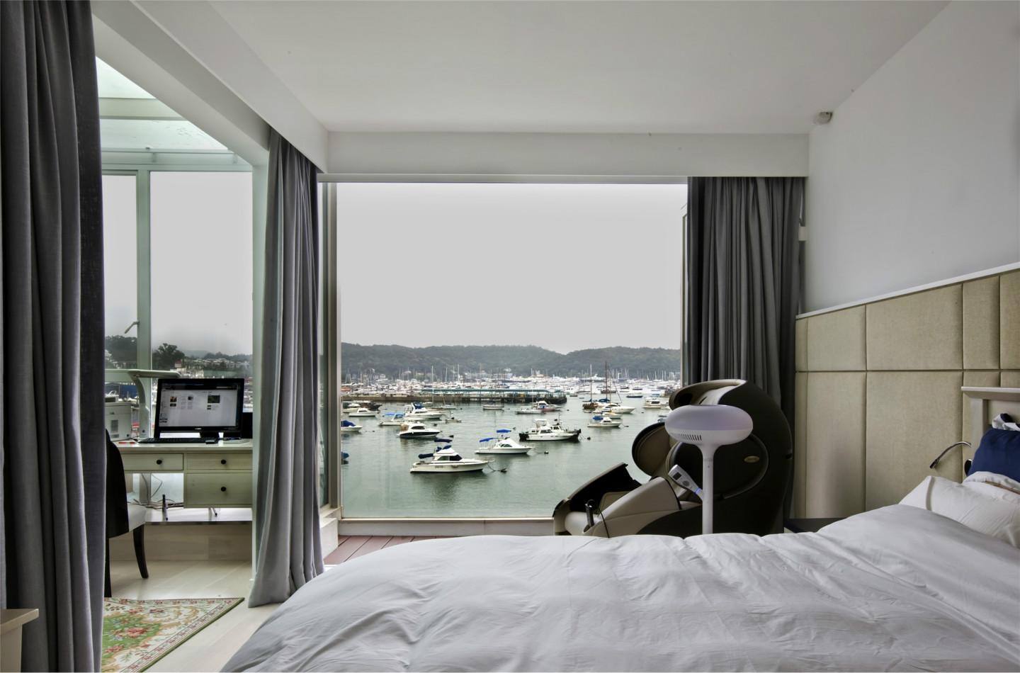 580平别墅断桥铝阳光房图片 玻璃铝合金折叠门图片_12