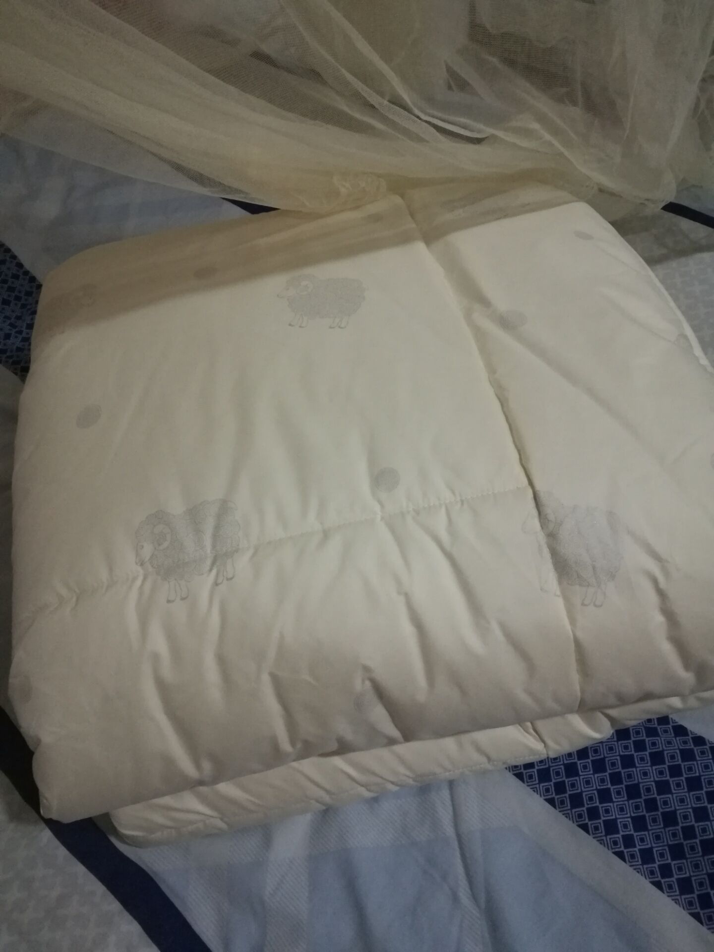 水星家纺 澳洲羊毛冬被芯被子双人加厚保暖秋冬被芯