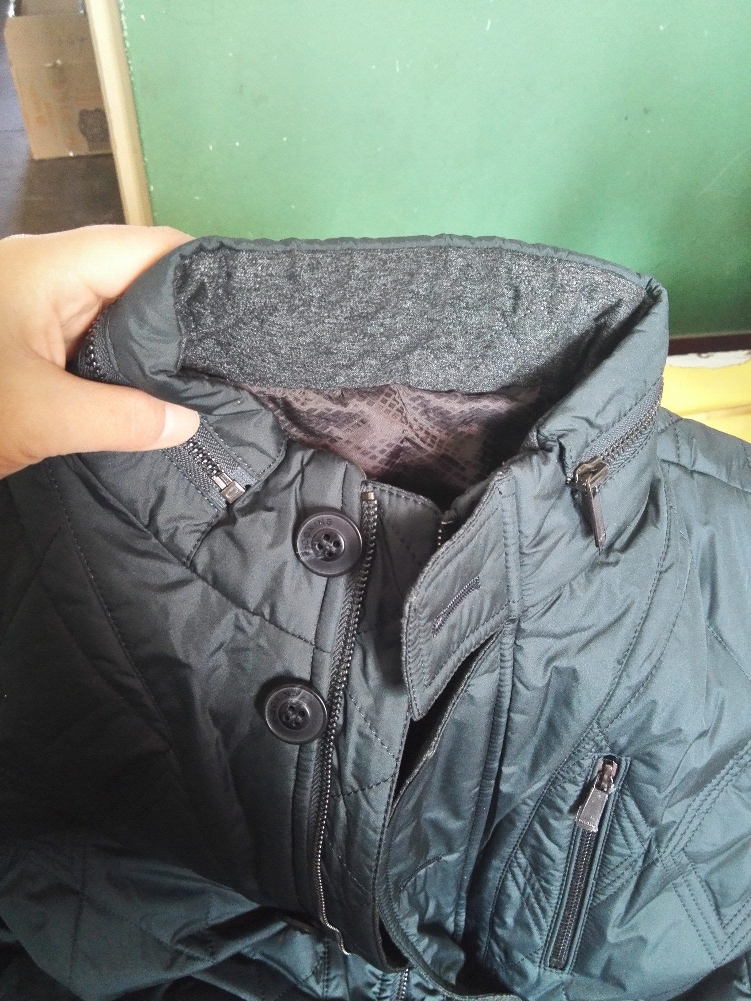 劲霸加厚棉服外套