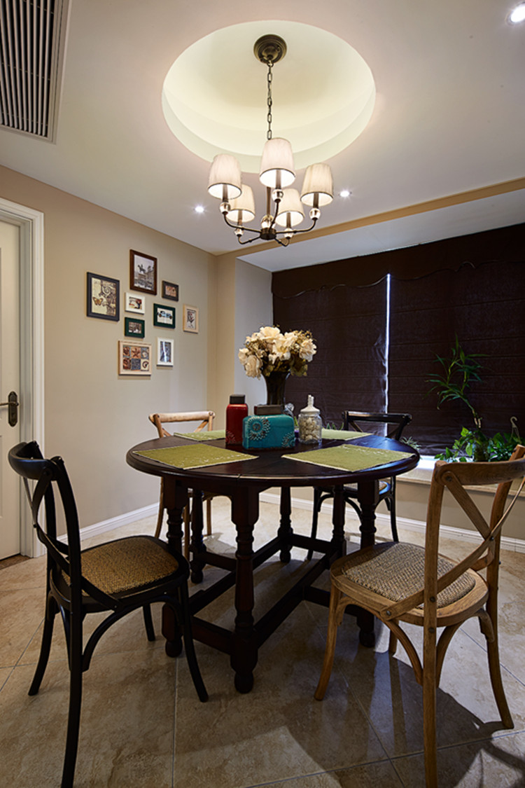 现代美式地板效果图 美欧式混合家装地板效果图大全_5