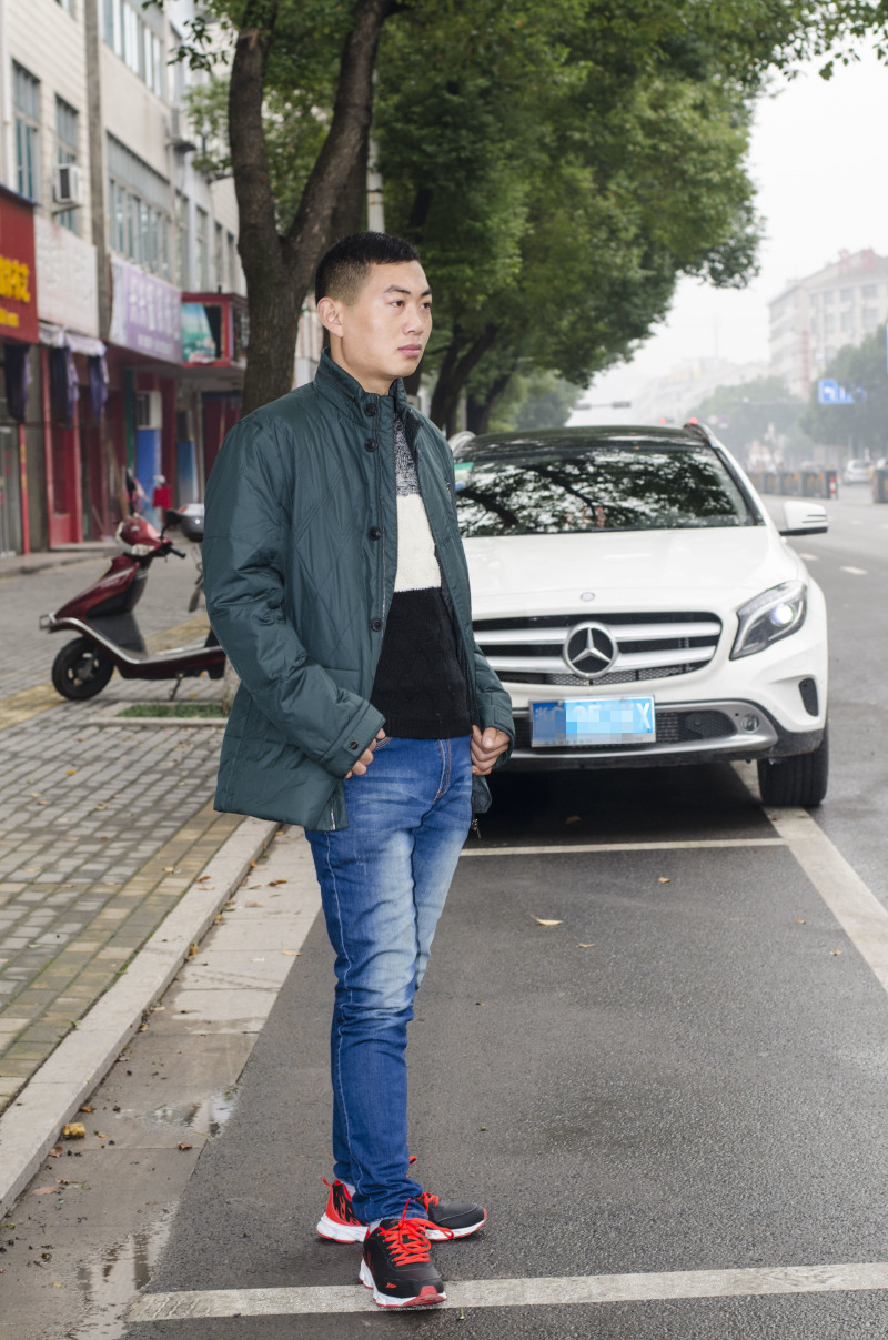 劲霸加厚棉服外套