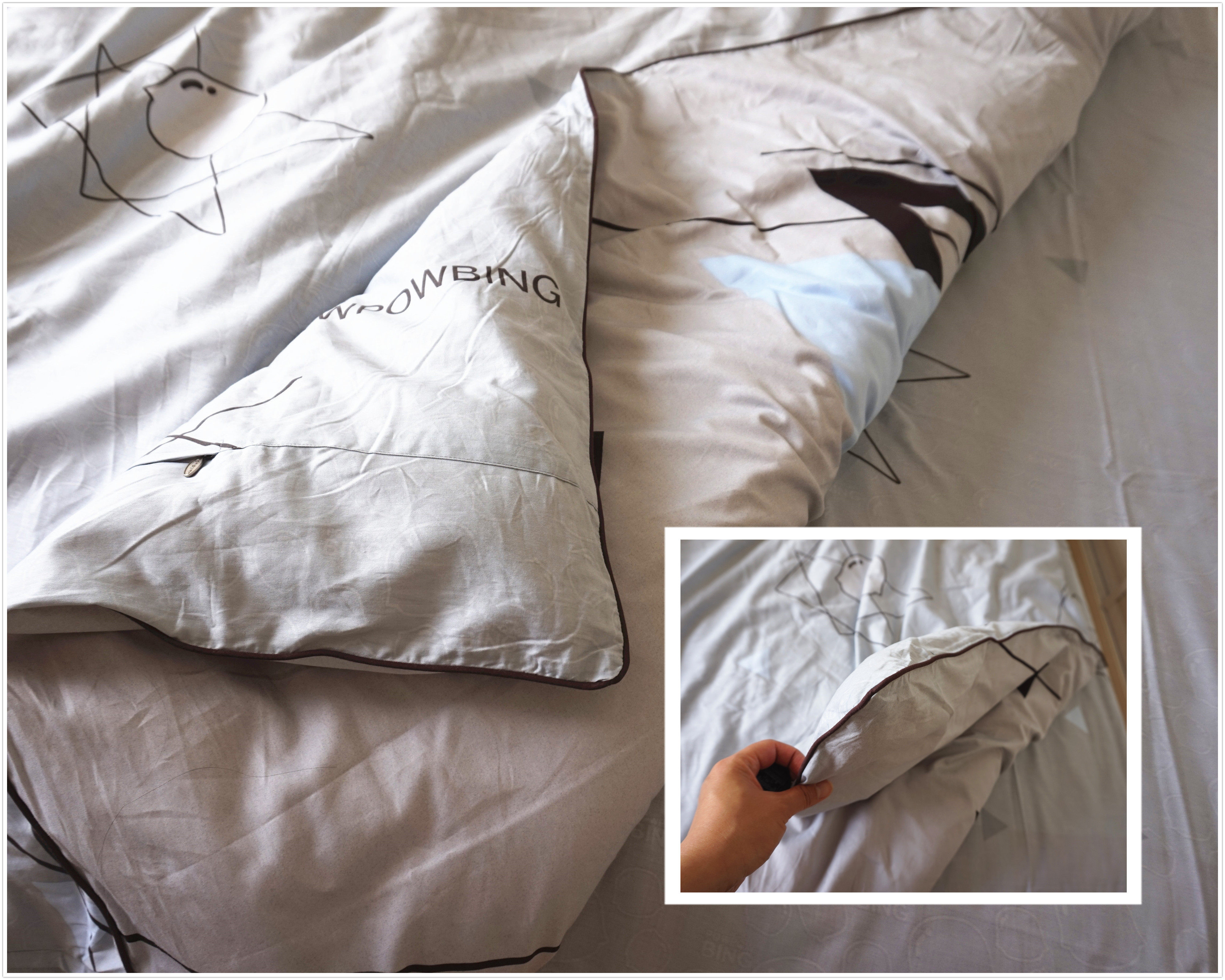 水星家纺卡通活性印花四件套