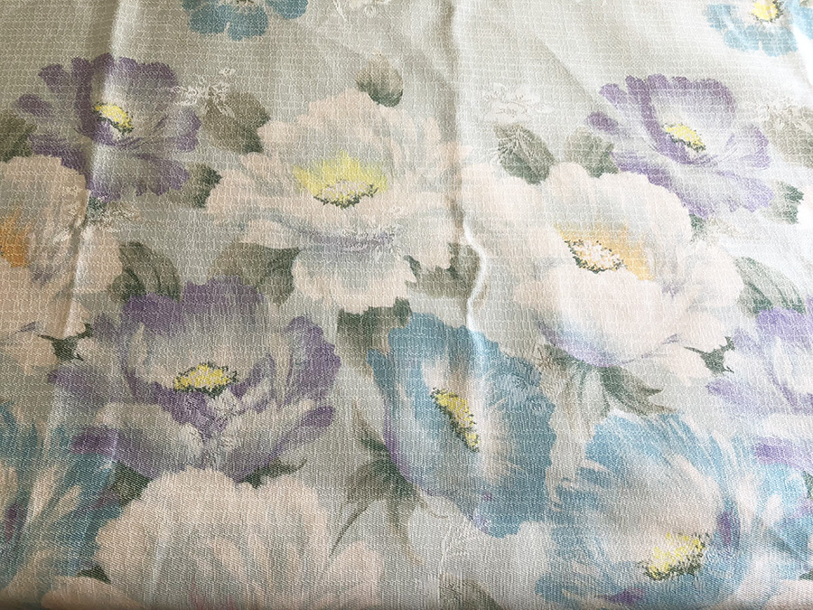 水星家纺仲夏之蓝床单式粗丝冰丝席