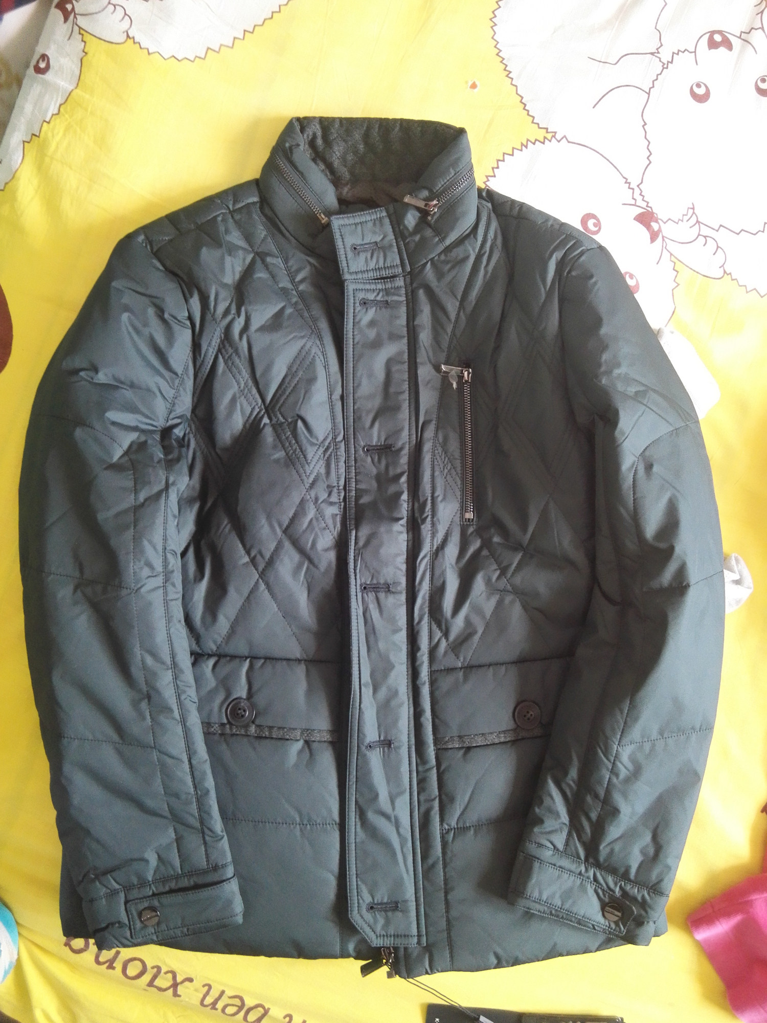 劲霸加厚棉服外套