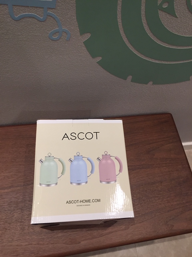 ASCOT丹麦马卡龙色电烧水壶这次买赚了，使用后测评