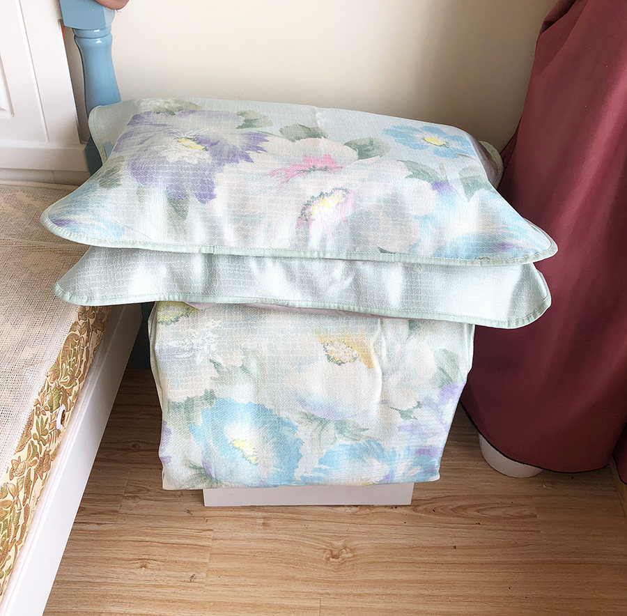 水星家纺仲夏之蓝床单式粗丝冰丝席