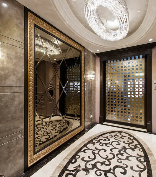 开放式厨房装修效果图 黑色橱柜图片_8