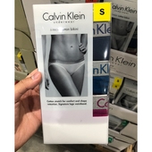 3件装 女士棉质三角内裤 Calvin klein 黑土18新
