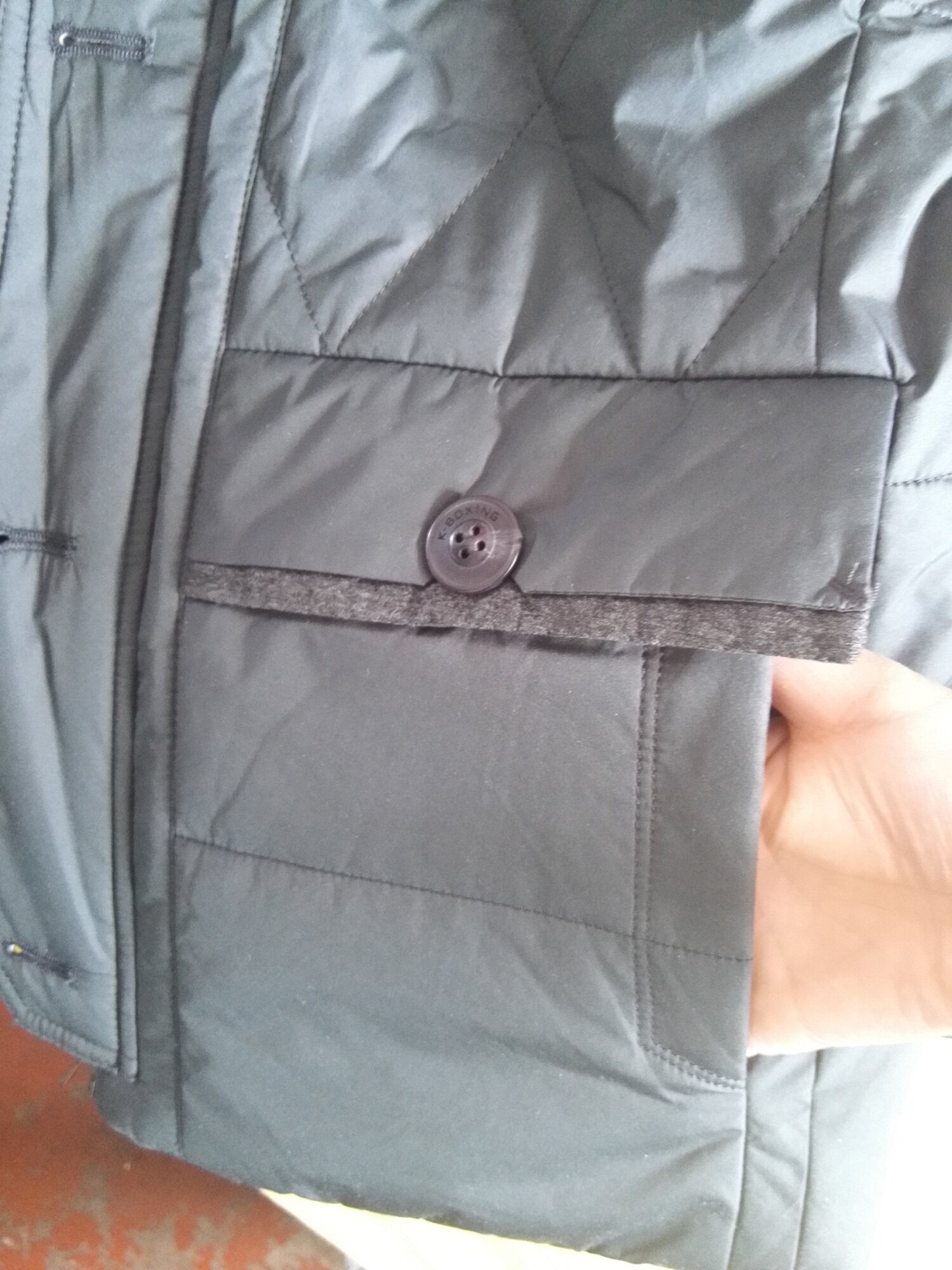 劲霸加厚棉服外套