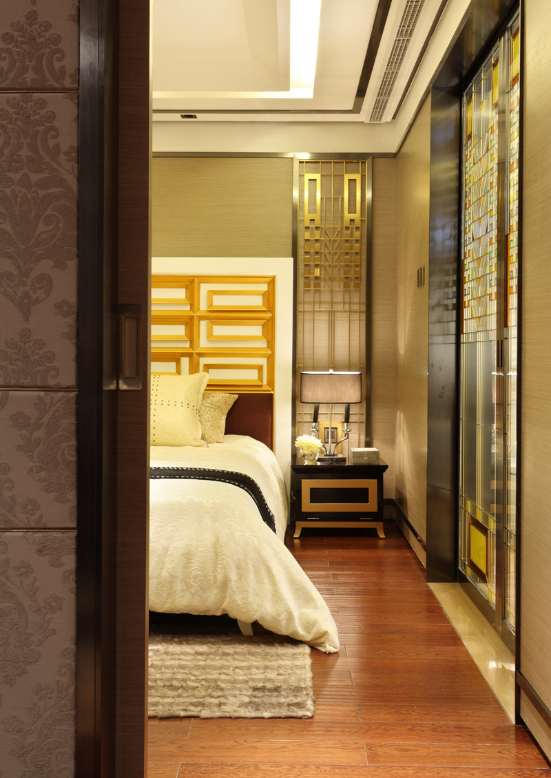 新中式家装地板效果图大全 木地板颜色效果图_12