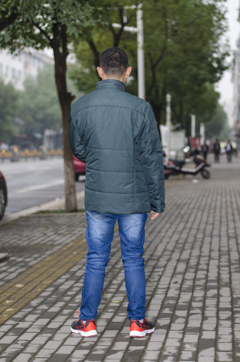 劲霸加厚棉服外套