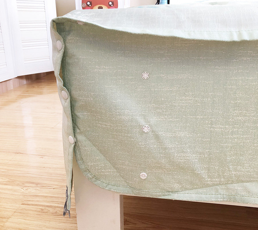 水星家纺仲夏之蓝床单式粗丝冰丝席