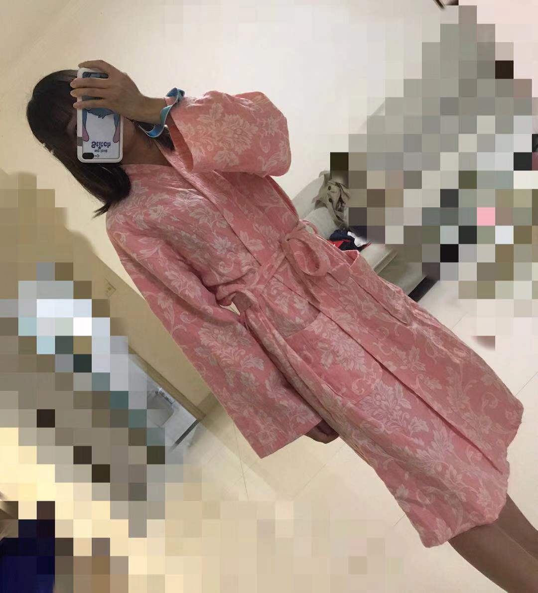 双层纱布浴袍免费试穿怎么样好用吗是名牌吗，真实使用体验（经典国货品牌）,第6张