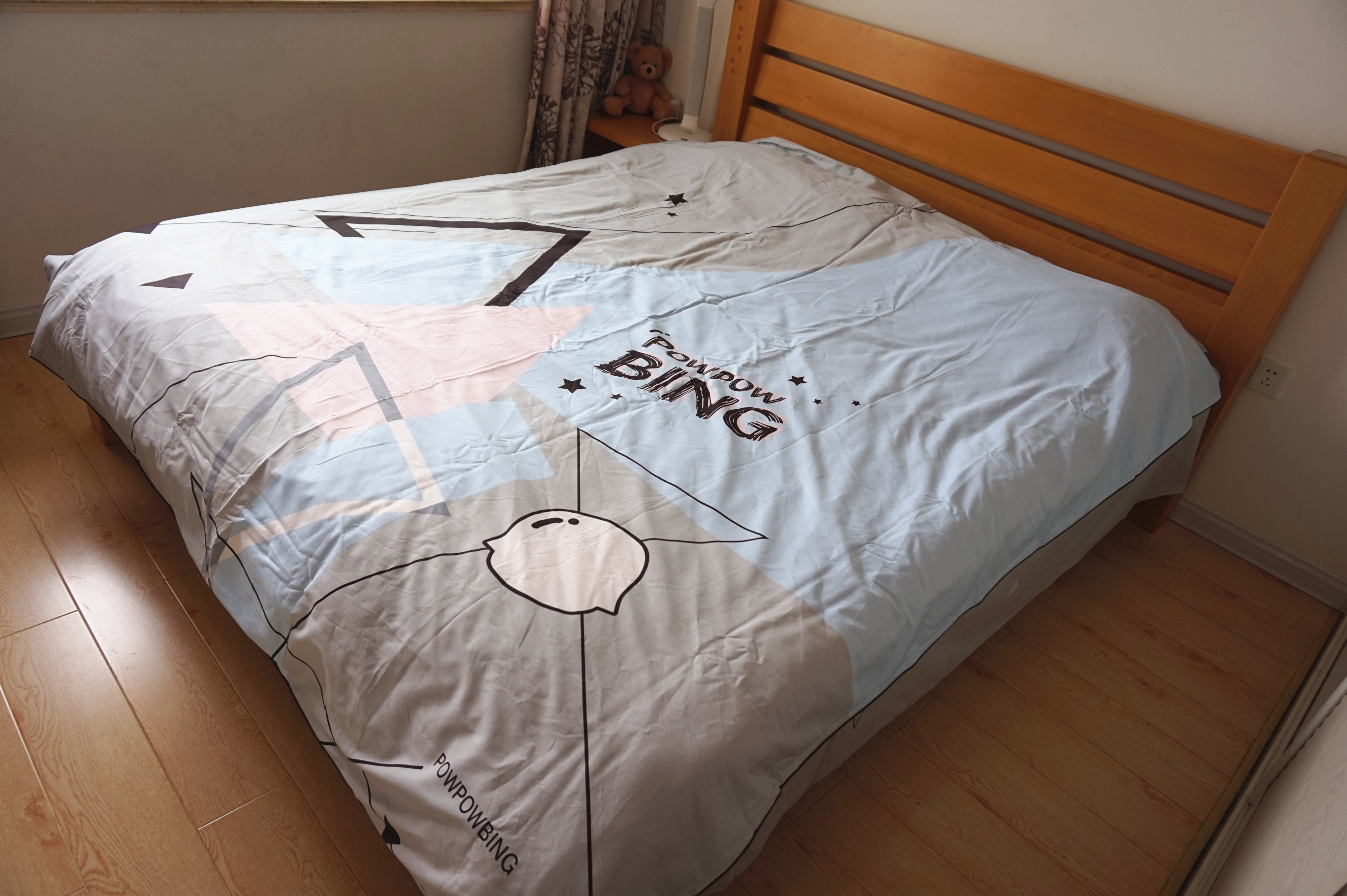 水星家纺卡通活性印花四件套