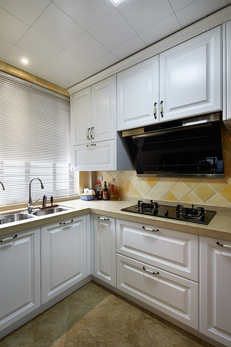 现代美式地板效果图 美欧式混合家装地板效果图大全_8