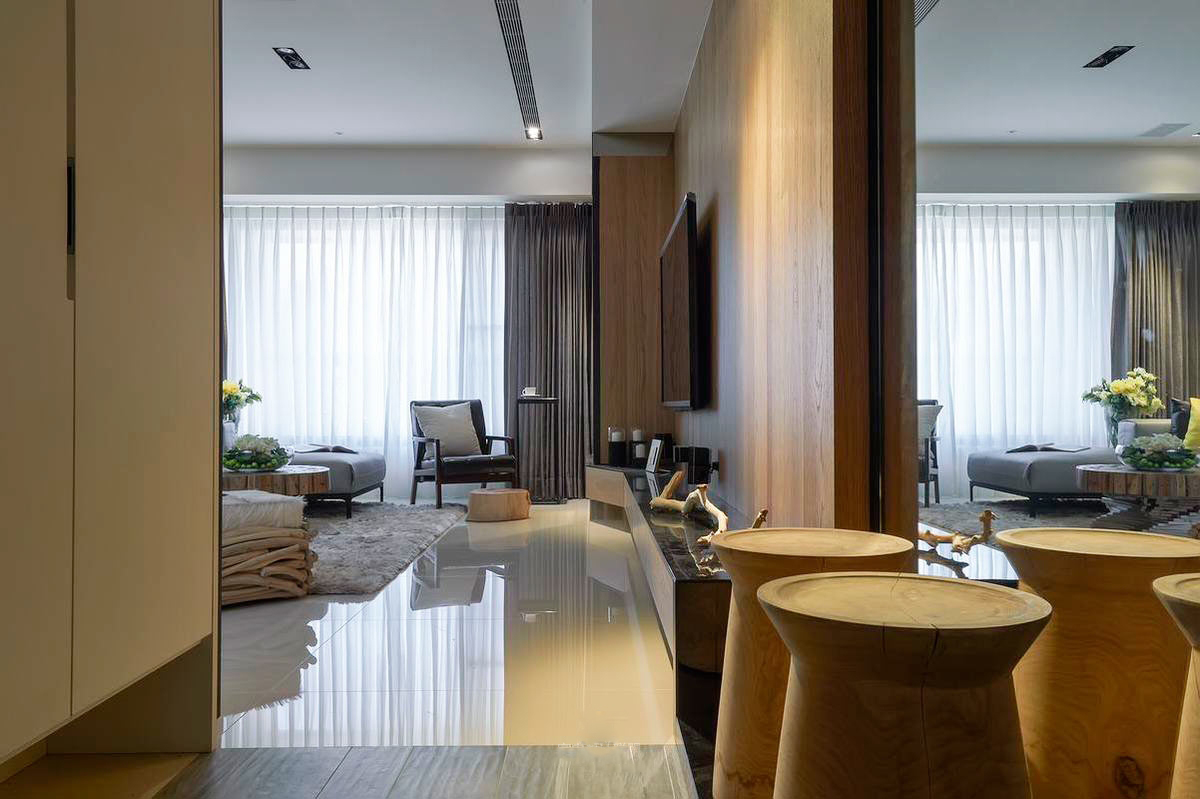 简约风开放式书柜效果图 白色书柜图片_3