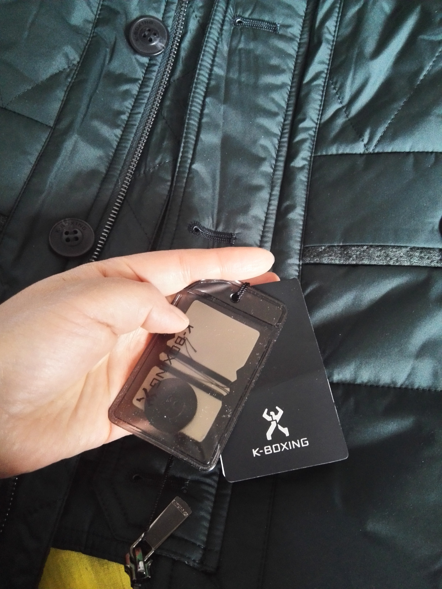 劲霸加厚棉服外套