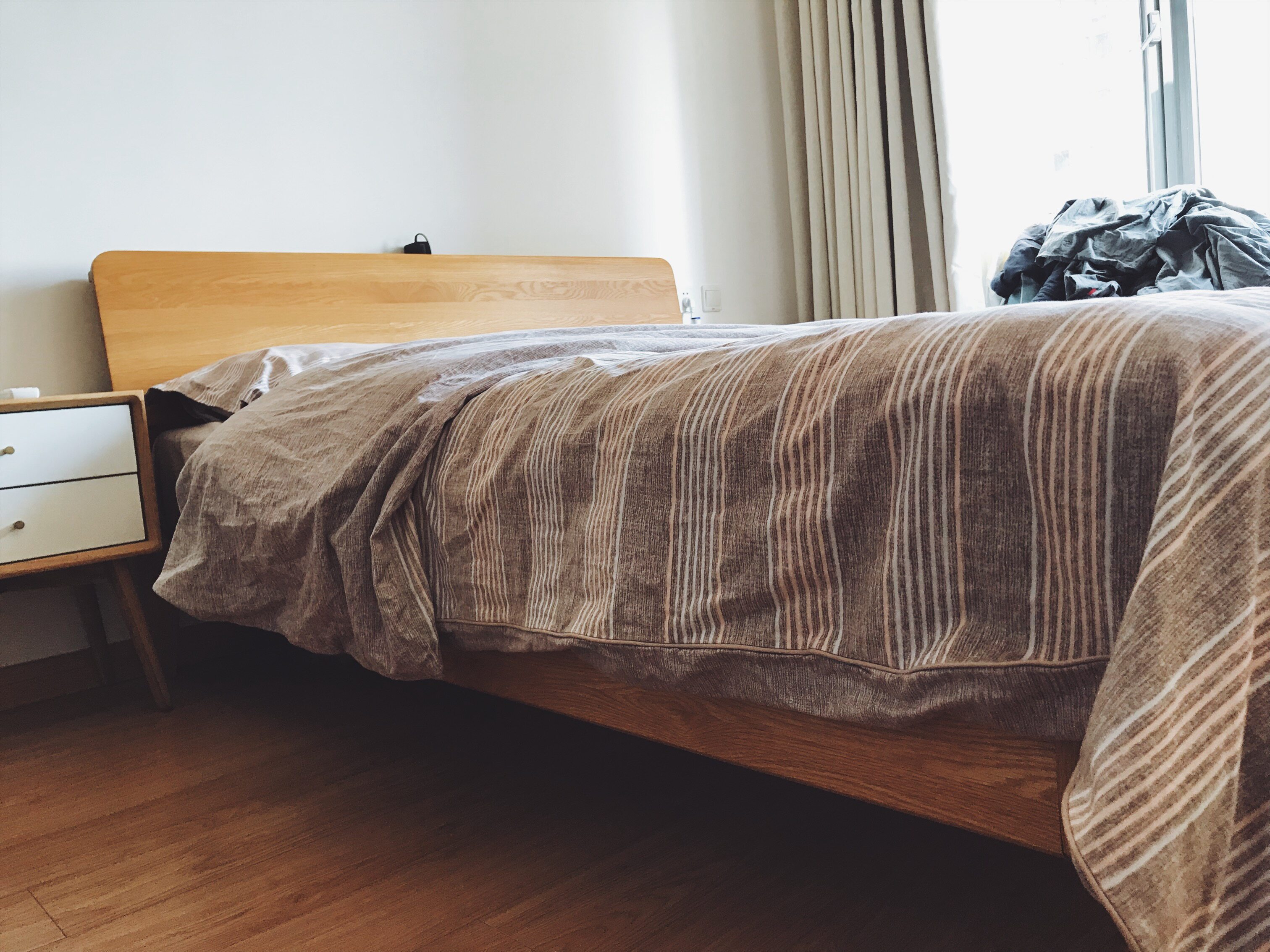 水星家纺 全棉抗菌磨毛四件套