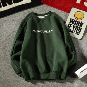 青少年印花圆领休闲卫衣