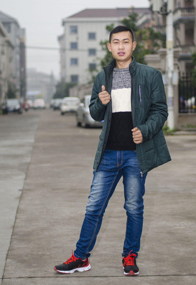 劲霸加厚棉服外套