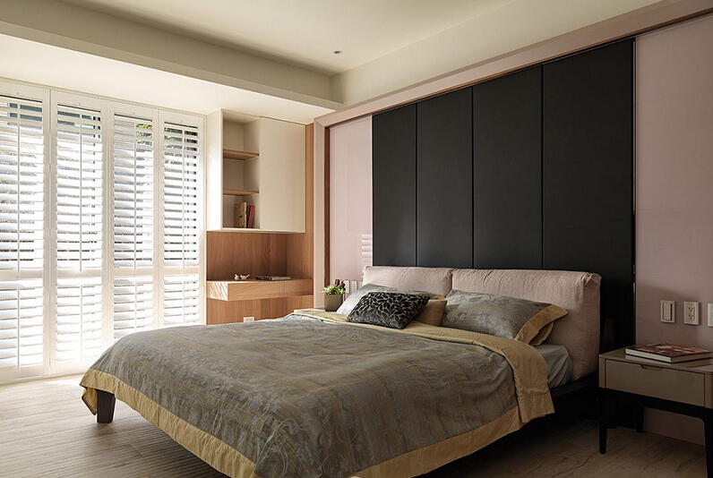 现代阳台铝合金玻璃门效果图 卫生间实木门效果图_9