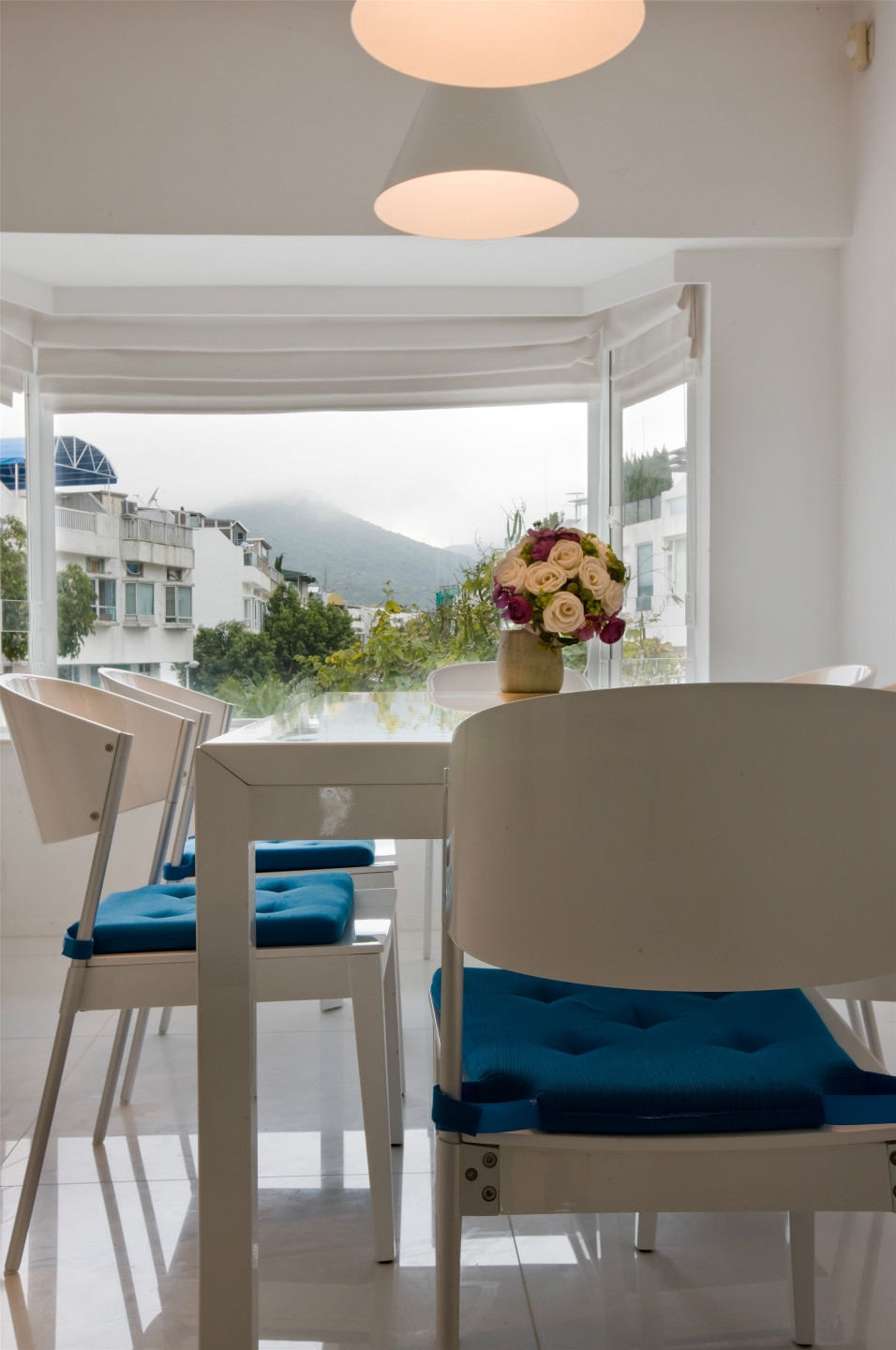 580平别墅断桥铝阳光房图片 玻璃铝合金折叠门图片_6