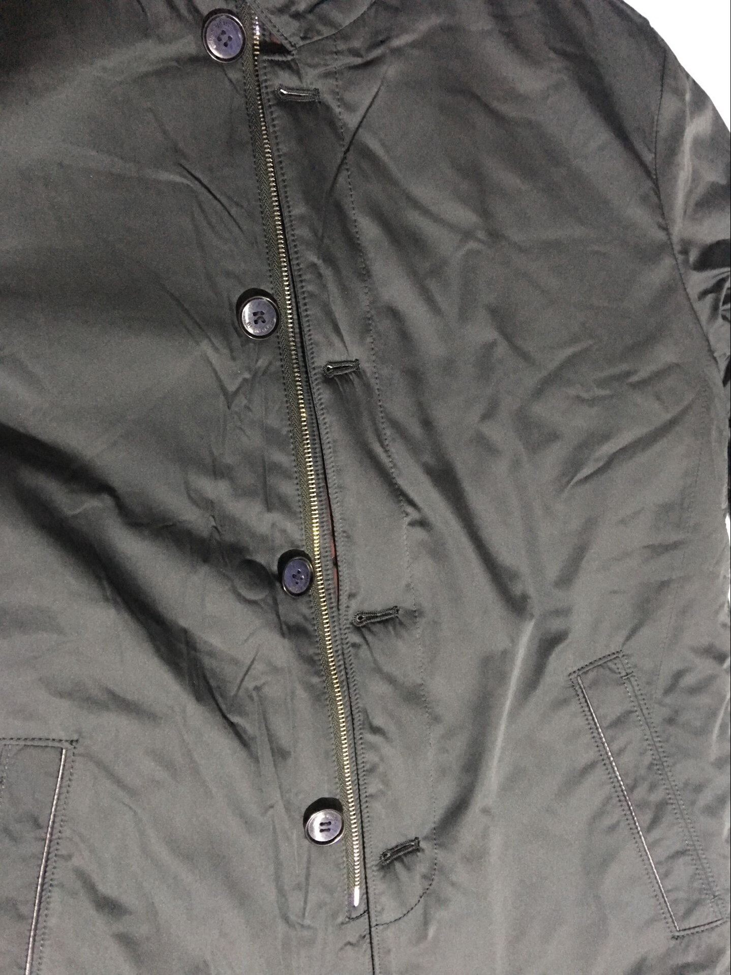 劲霸男士茄克立体中年男士保暖棉衣外套