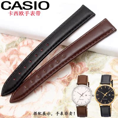 卡西欧 真皮手表带 代用casio 大众指针系列 LTH-1060 5010 男女
