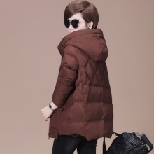 秋比2018冬季新款韩版连帽棉衣外套女棉服加厚保暖棉袄女小面包服图片