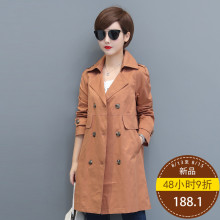 秋比2018新款秋季女装韩版小个子风衣女中长款端庄大气外套女春秋图片