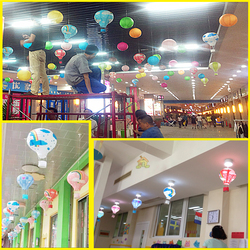 幼儿园吊饰商场店铺热气球空中布置挂件4s珠宝店展厅美陈橱窗装饰