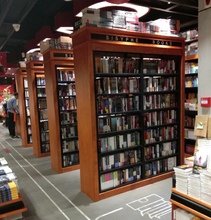 守径ㄖ仆际楣莞种剖榧芴皮书店专用书架双面书籍阅览室档案书架