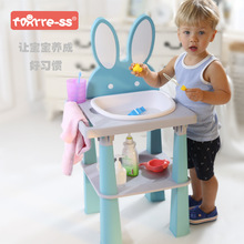 幼儿童洗脸池洗手台宝宝洗漱架子落地式收纳小孩bb卡通塑料洗脸盆